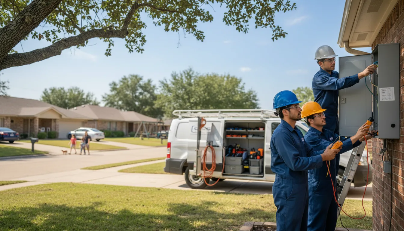 Certified electrician providing emergency electrical services in Basehor, KS